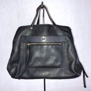 KOOBA Black  Leather Satchel Zamira Bag